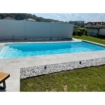 Piscine en polypropylène avec escalier pleine largeur - 6,10 x 3,10 x 1,50 m
