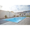 Piscine en polypropylène avec escalier sur toute la largeur - 7,20 x 3,50 x 1,50 m