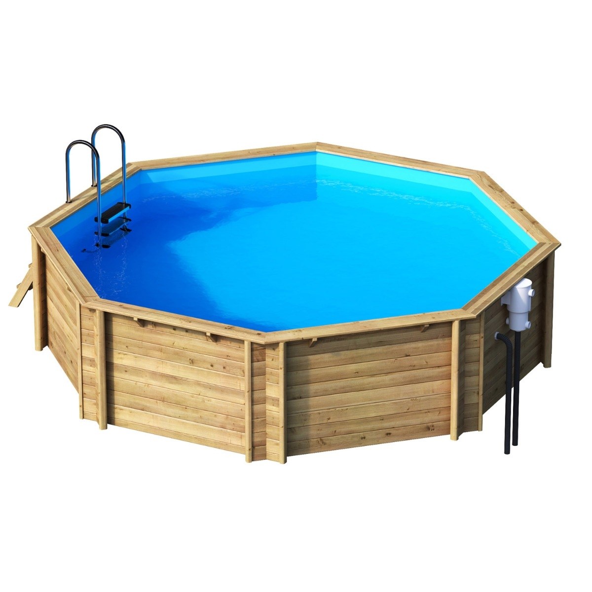 Piscine en bois octogonale Tropic Octo 505 (hauteur 1,20)