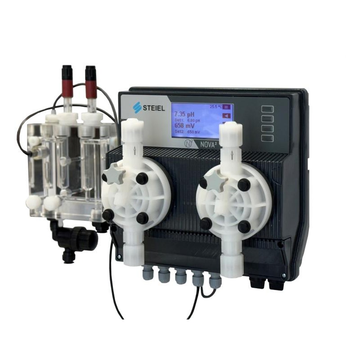 Régulation automatique du pH et du redox W'eau Compact Pool Pro