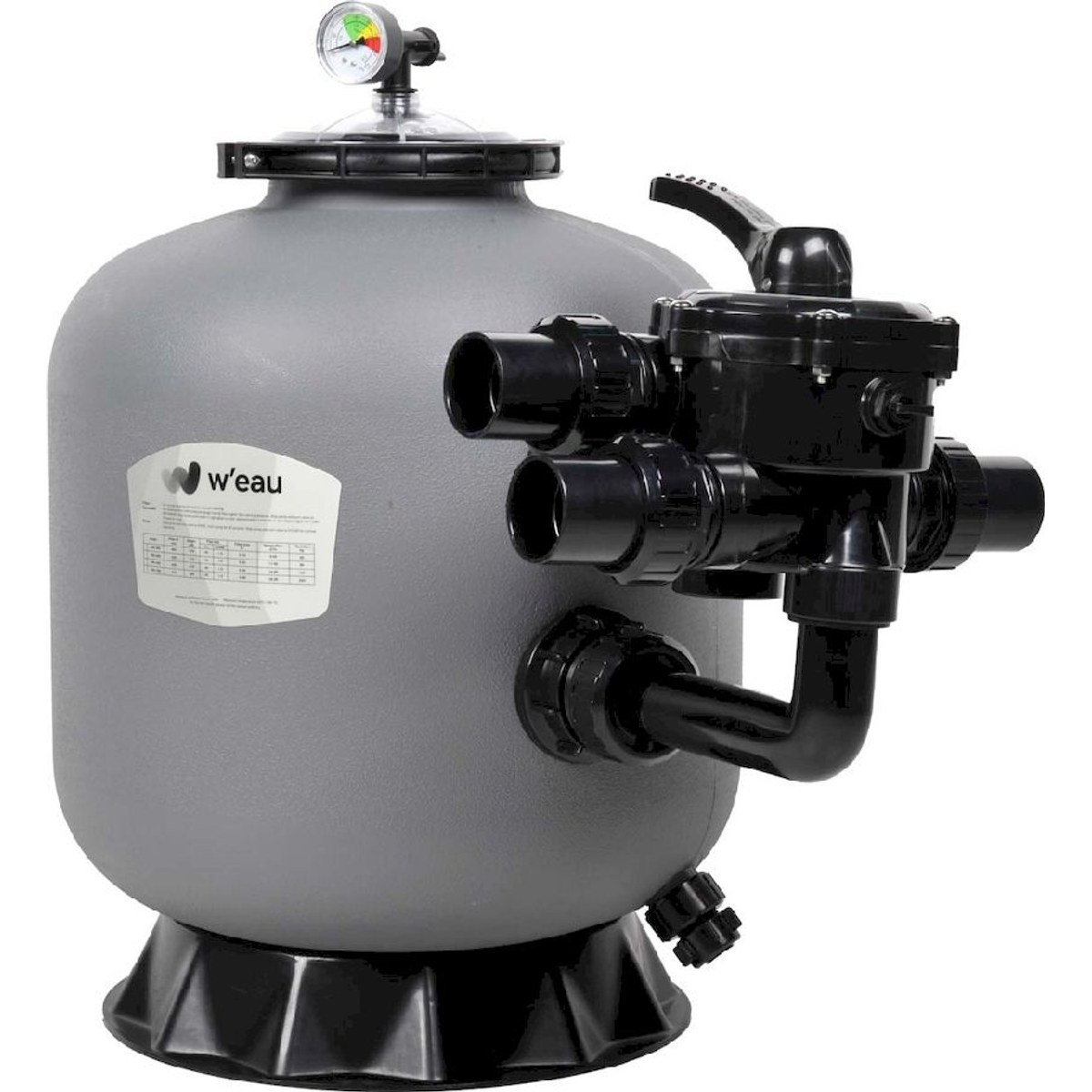 Filtre à sable W'eau HDPE-450 side mount 8m³