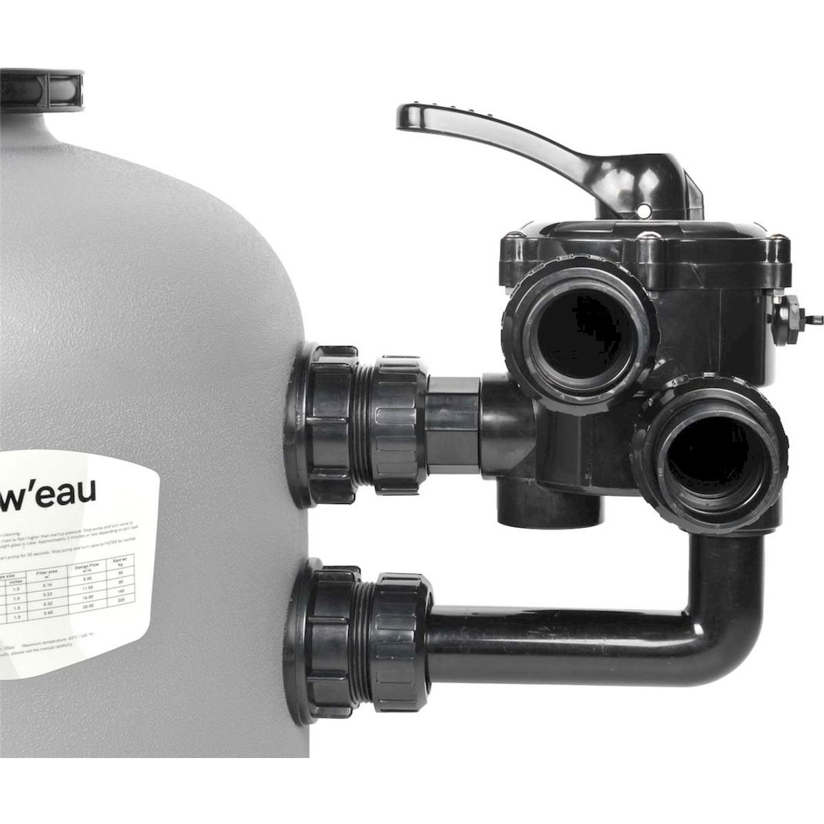 Filtre à sable W'eau HDPE-450 side mount 8m³