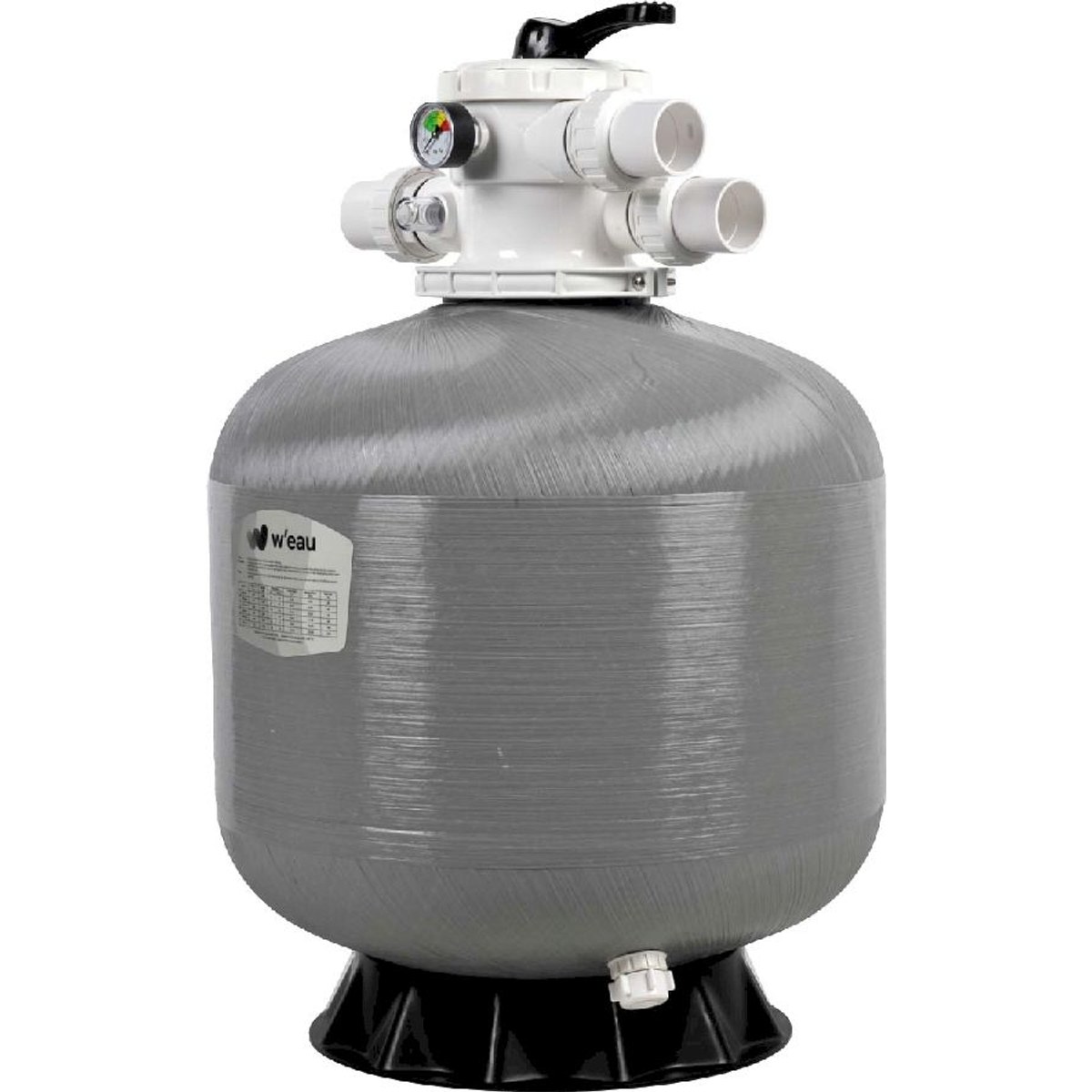 W'eau V-650 filtre à sable topmount renforcé de fibre de verre 16m³