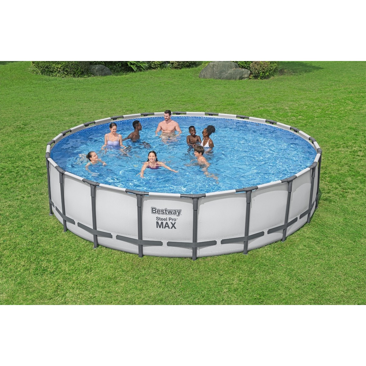 Piscine Bestway Steel Pro MAX - 610 x 132 cm - avec pompe de filtration et accessoires