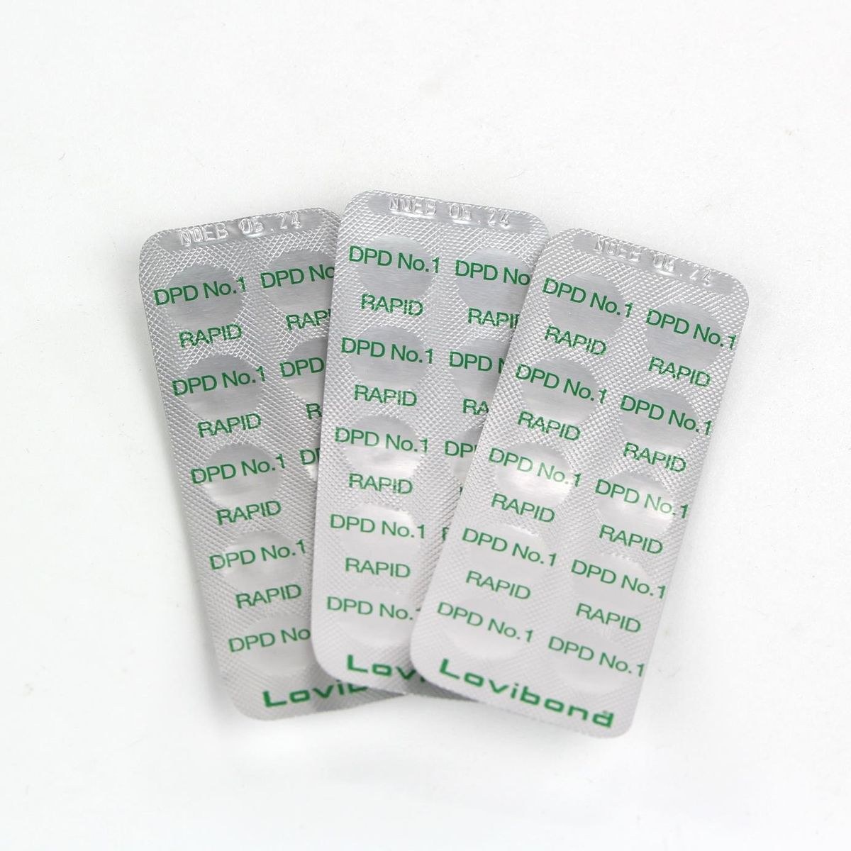 Pastilles DPD 1 W'eau pour testeur manuel - 100 pièces