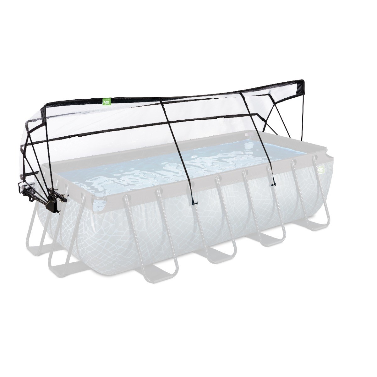 Abri de piscine EXIT rectangulaire 400 x 200 cm - universel