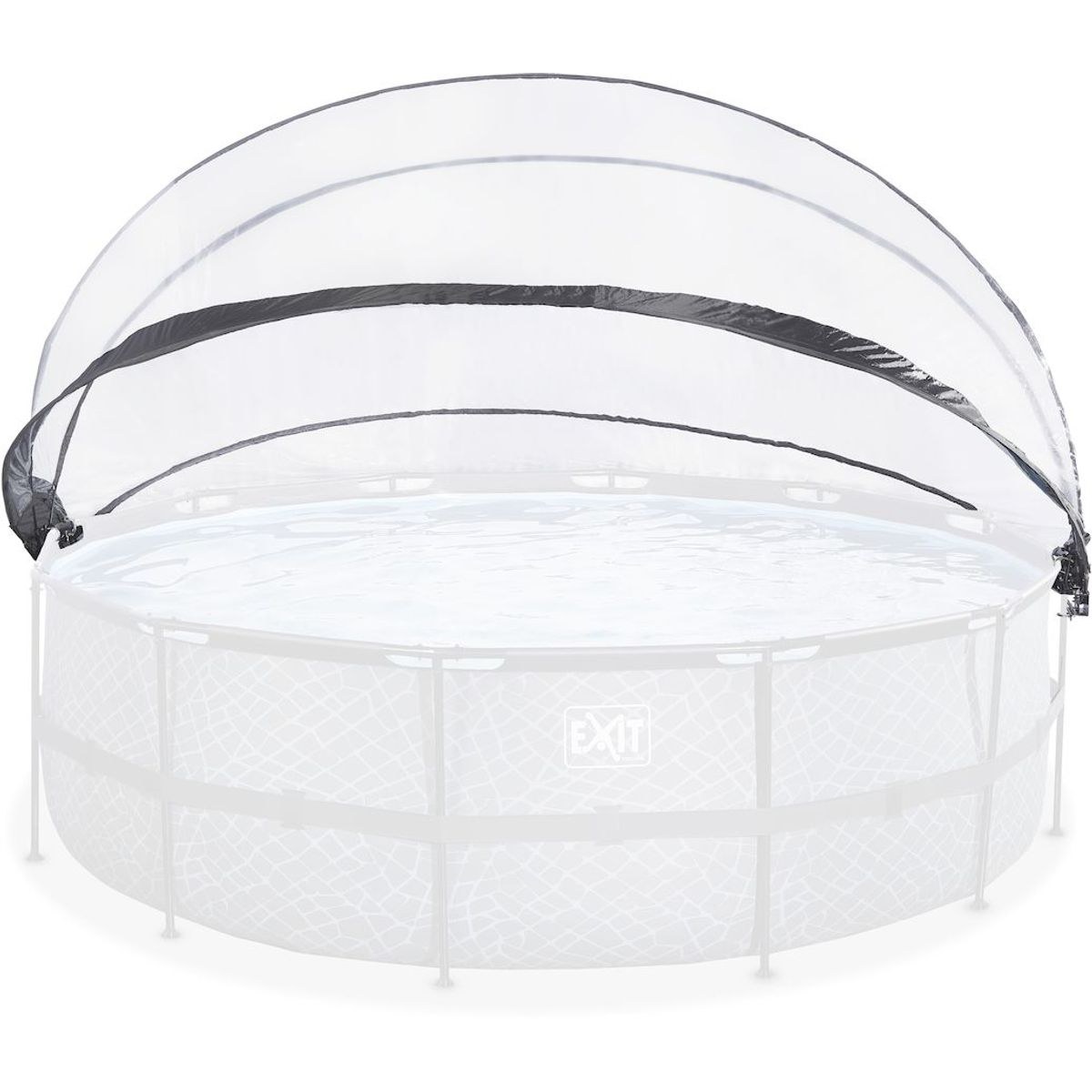 EXIT Abri de piscine rond 450 cm - universel