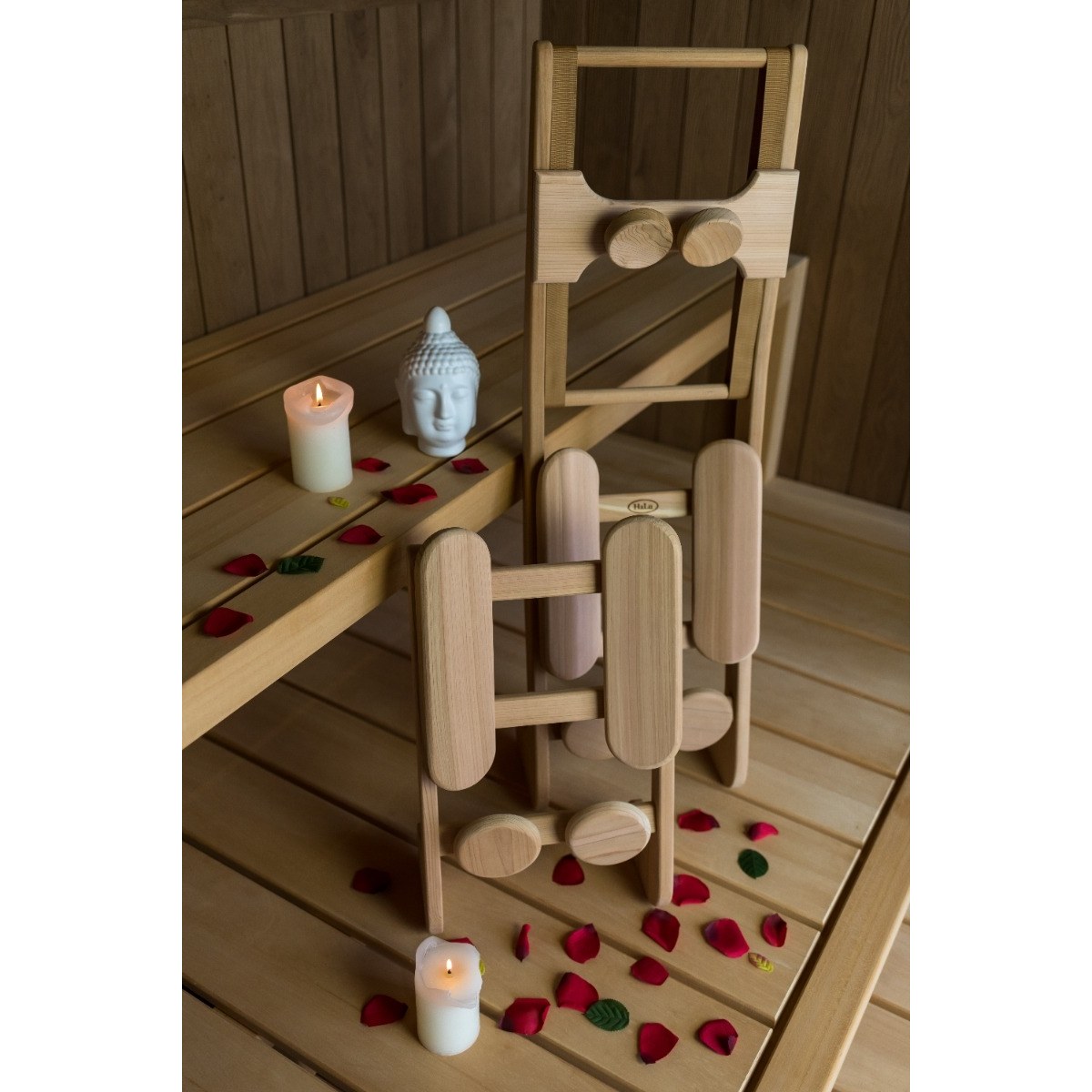Support dorsal ergonomique haut Halu pour sauna - Aspen