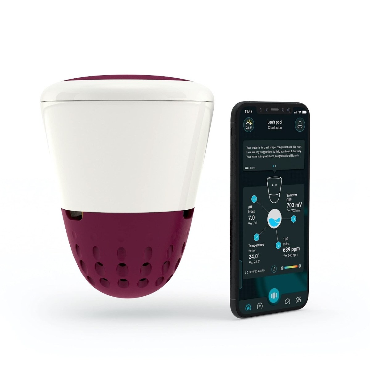 Testeur d'eau intelligent spa Ondilo ICO