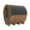 Sauna tonneau électrique en thermowood - 4 personnes