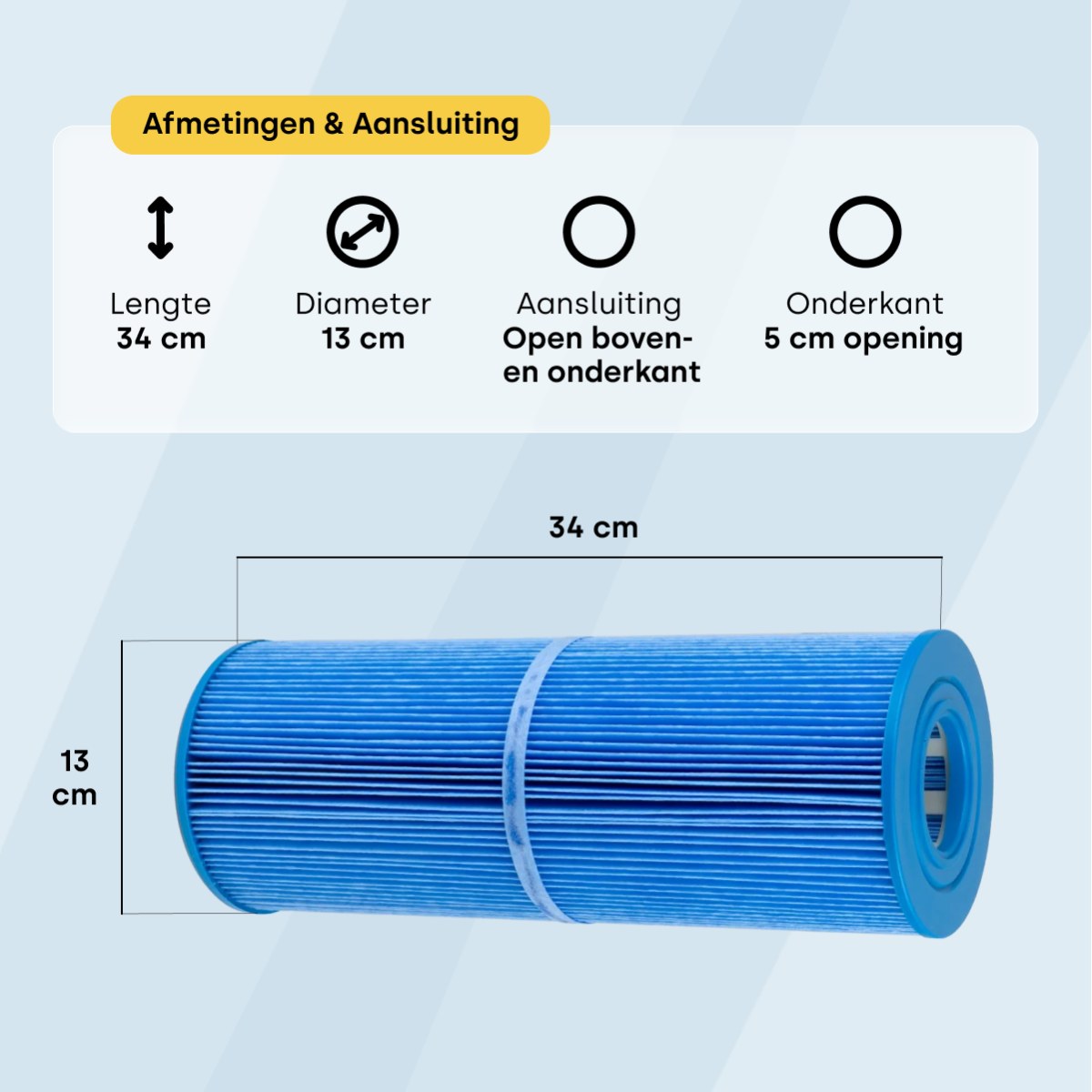 W'eau Filtre spa type 6 - Antibactérien (entre autres SC706-S ou 40506M)