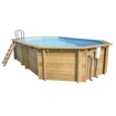Piscine en bois octogonale Weva Octo+ 640 (hauteur 1,46)